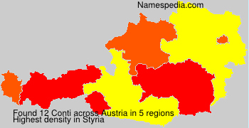 Surname Conti in Austria Surname Conti in Austria