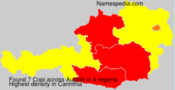 Surname Copi in Austria Surname Copi in Austria