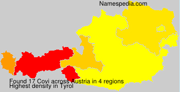 Surname Covi in Austria