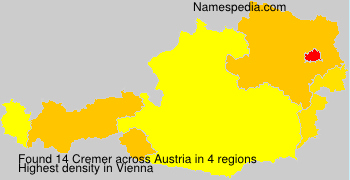 Surname Cremer in Austria Surname Cremer in Austria