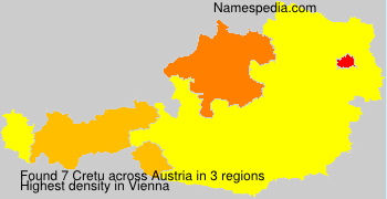 Surname Cretu in Austria Surname Cretu in Austria