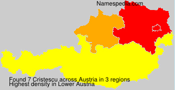 Surname Cristescu in Austria Surname Cristescu in Austria