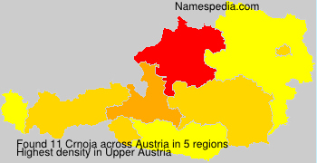 Surname Crnoja in Austria Surname Crnoja in Austria