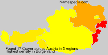 Surname Cserer in Austria Surname Cserer in Austria