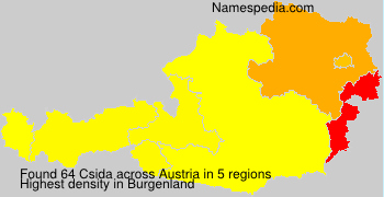 Surname Csida in Austria Surname Csida in Austria