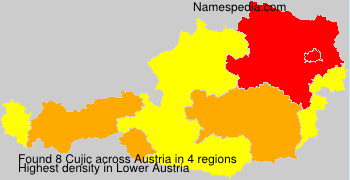 Surname Cujic in Austria Surname Cujic in Austria