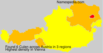 Surname Culen in Austria Surname Culen in Austria