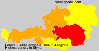 Surname Curtis in Austria