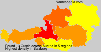 Surname Custic in Austria Surname Custic in Austria