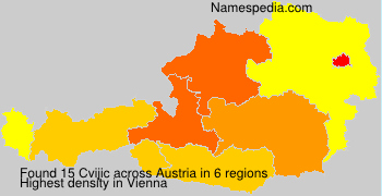 Surname Cvijic in Austria Surname Cvijic in Austria