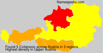 Surname Cvitanovic in Austria Surname Cvitanovic in Austria