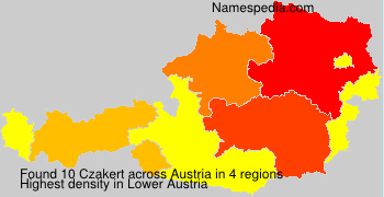 Surname Czakert in Austria