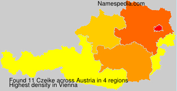 Surname Czeike in Austria Surname Czeike in Austria