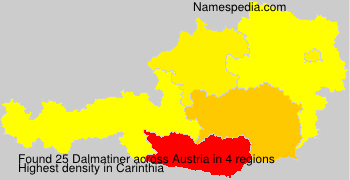 Surname Dalmatiner in Austria Surname Dalmatiner in Austria