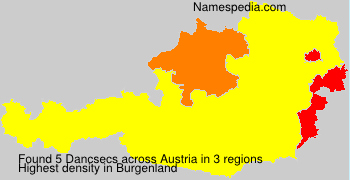 Surname Dancsecs in Austria Surname Dancsecs in Austria