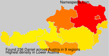 Surname Daniel in Austria