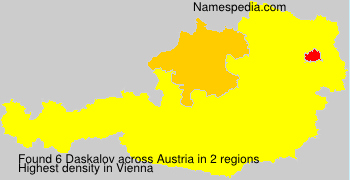 Surname Daskalov in Austria Surname Daskalov in Austria