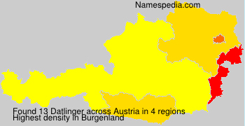 Surname Datlinger in Austria Surname Datlinger in Austria