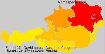 Familiennamen David - Austria