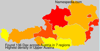 Surname Dax in Austria Surname Dax in Austria