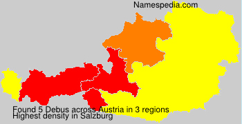 Surname Debus in Austria Surname Debus in Austria