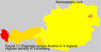 Surname Degiorgio in Austria Surname Degiorgio in Austria