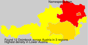 Surname Deimbock in Austria Surname Deimbock in Austria