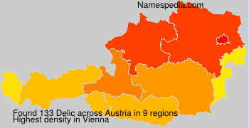 Surname Delic in Austria Surname Delic in Austria
