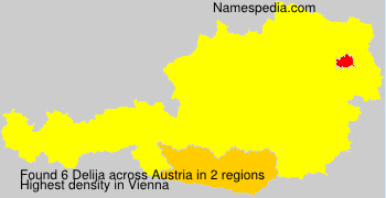 Surname Delija in Austria Surname Delija in Austria