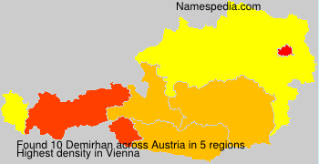 Surname Demirhan in Austria Surname Demirhan in Austria