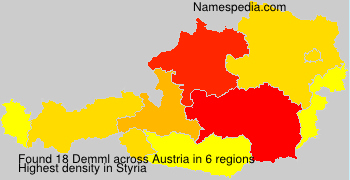 Surname Demml in Austria Surname Demml in Austria