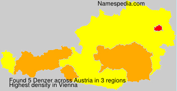 Surname Denzer in Austria Surname Denzer in Austria