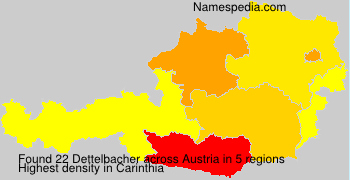 Surname Dettelbacher in Austria Surname Dettelbacher in Austria