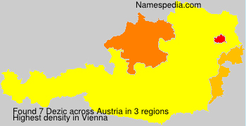 Surname Dezic in Austria Surname Dezic in Austria