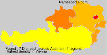 Surname Dienesch in Austria