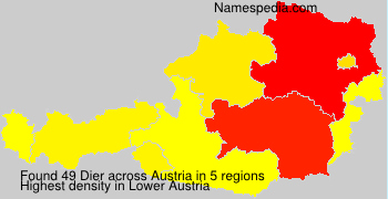 Surname Dier in Austria Surname Dier in Austria
