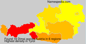 Surname Dimai in Austria Surname Dimai in Austria