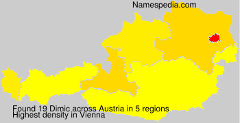 Surname Dimic in Austria Surname Dimic in Austria