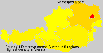 Surname Dimitrova in Austria Surname Dimitrova in Austria