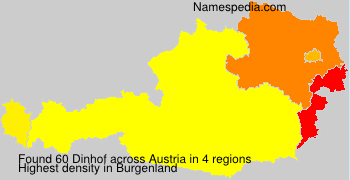 Surname Dinhof in Austria Surname Dinhof in Austria