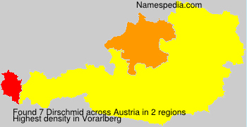 Surname Dirschmid in Austria Surname Dirschmid in Austria