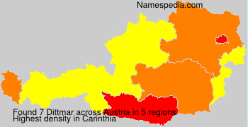 Surname Dittmar in Austria Surname Dittmar in Austria