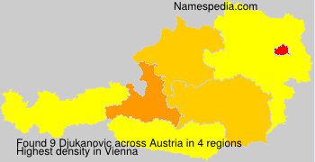Surname Djukanovic in Austria Surname Djukanovic in Austria