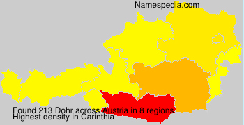 Surname Dohr in Austria Surname Dohr in Austria