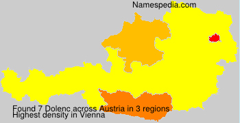 Surname Dolenc in Austria Surname Dolenc in Austria