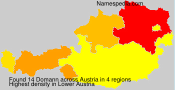 Surname Domann in Austria Surname Domann in Austria