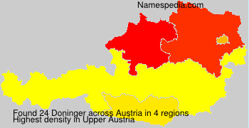 Surname Doninger in Austria