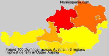 Surname Dorfinger in Austria Surname Dorfinger in Austria