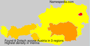 Surname Dotsch in Austria Surname Dotsch in Austria