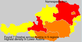 Surname Dreshaj in Austria Surname Dreshaj in Austria